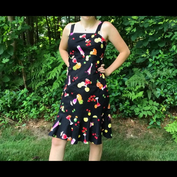 Fun Summer Tutti Frutti Cocktail Dress - Picture 4 of 7